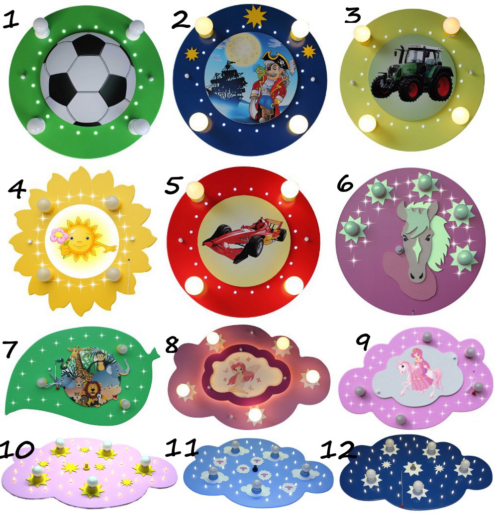 Led Kinderlampe Deckenleuchte Kinderzimmer Junge Madchen Lampe